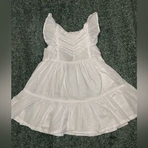 White baby girl dress. 24 months.